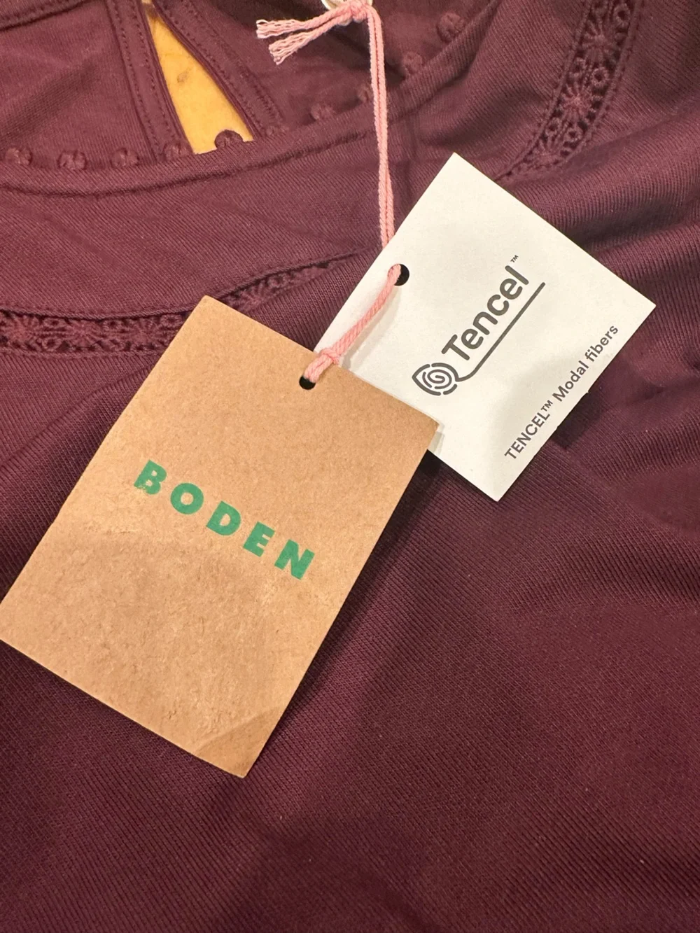 Boden Purple Mila Short Jersey Dress, Size 4